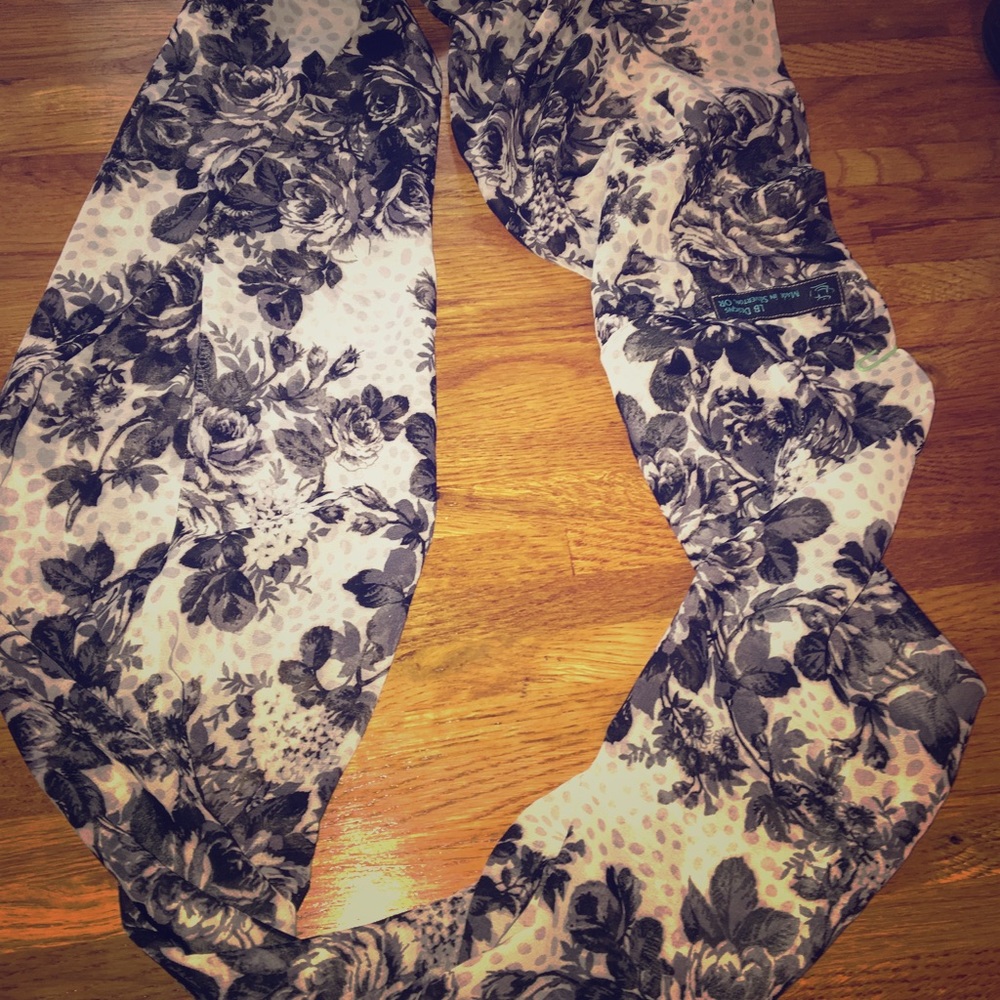 Chiffon infinity scarf